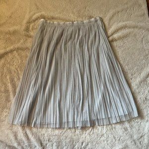 Banana Republic Pleated Tulle Midi Skirt | Size 16